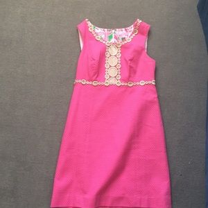 Bright pink Lily Pulitzer dress!